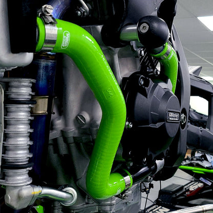SamcoSport RACE Design 3 Piece Full Silicone Coolant Hose Set For Kawasaki ZX-10R / ZX-10RR (2021+)