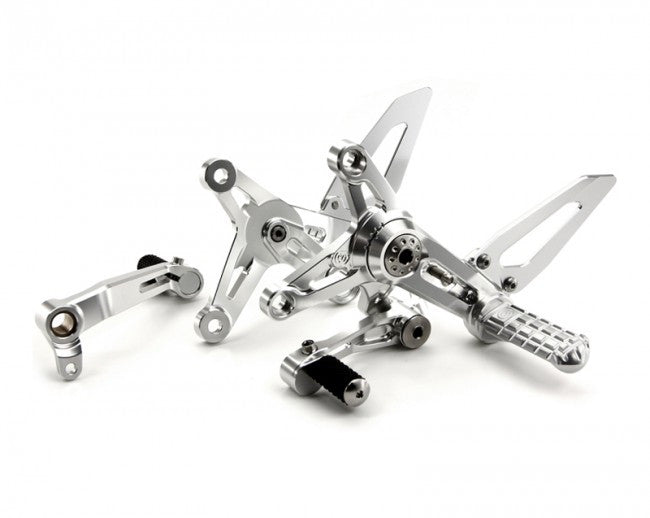 Motocorse Billet Rearsets with Titanium for MV F3  Brutale 675/800  and Dragster 800