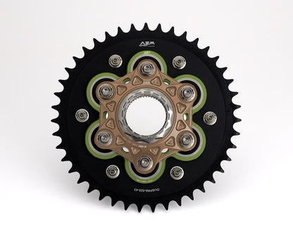 AEM FACTORY - Ducati Diavel 1260 Lamborghini Limited Edition Complete Sprocket Carrier Kit with Titanium Nuts and Studs