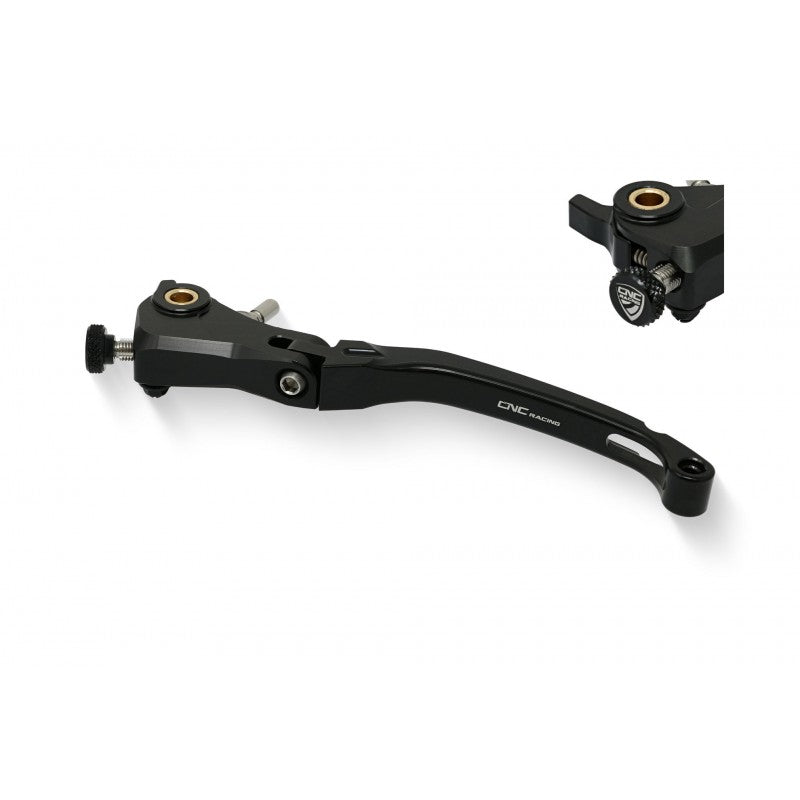 CNC Racing Billet RACE Folding Adjustable Clutch Lever for Aprilia, Ducati, and MV Agusta F4 RR/RC - 190mm
