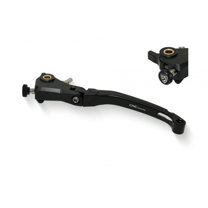 CNC Racing Billet RACE Folding Adjustable Clutch Lever for Aprilia, Ducati, and MV Agusta F4 RR/RC - 190mm