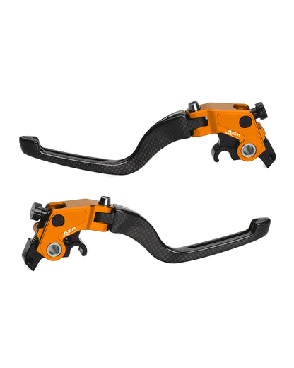 AEM FACTORY - CARBON FIBER BRAKE LEVER FOR DUCATI DIAVEL & MULTISTRADA V4