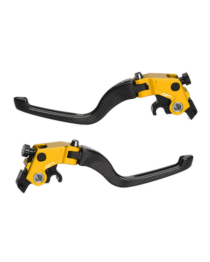 AEM FACTORY - CARBON FIBER CLUTCH LEVER FOR DUCATI WITH SELF PURGING RADIAL MASTER
