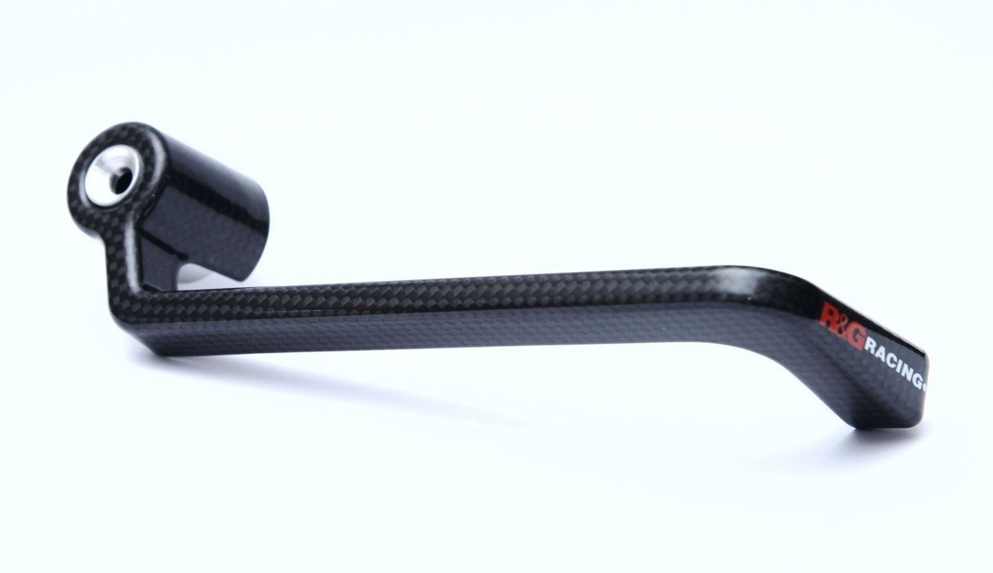 R&G Racing Pure Carbon Fibre Brake Lever Guard for Kawasaki Z650RS / KLR650 '22, Z400 '19-'22, Z250 '19-'21, Ninja 125 / Z125 '19-'22, Ninja 250 '18-'19, Ninja 400 '18-'22, Ninja 1000SX '20-'22