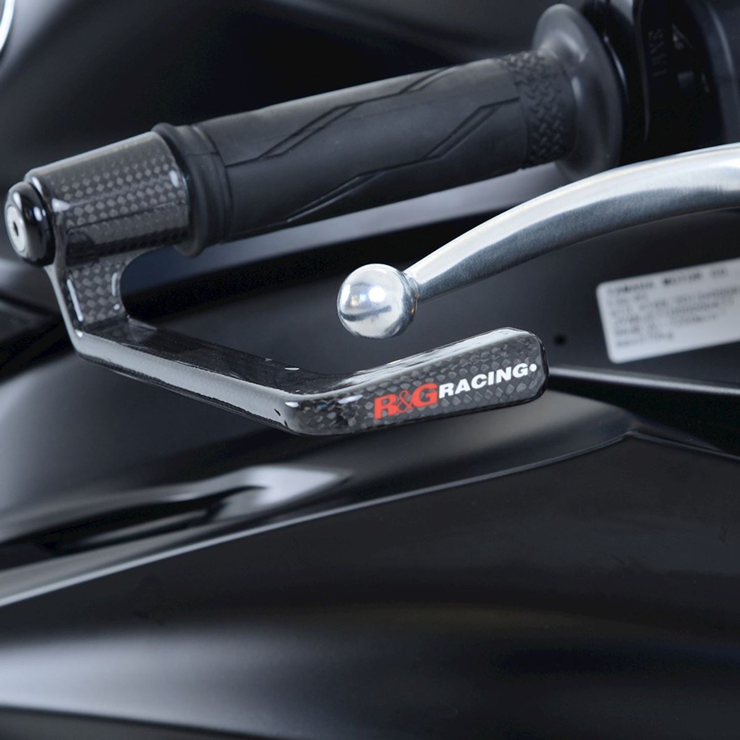 R&G Racing Pure Carbon Fibre Brake Lever Guard (w/o mirrors) for Triumph Trident 660 / Speed Triple 1200 RS '21-'22, Tiger Sport 660 '22