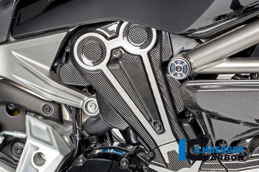 Ilmberger Carbon Air Outlet On Belt Cover for the Ducati XDiavel/XDiavel S '16-18