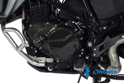 Ilmberger Carbon Engine Cover (Left), Carbon for the BMW F700 GS / F800 GS / F800 GS Adventure '13-24 / Husqvarna Nuda 900 / Nuda 900 R '12-14