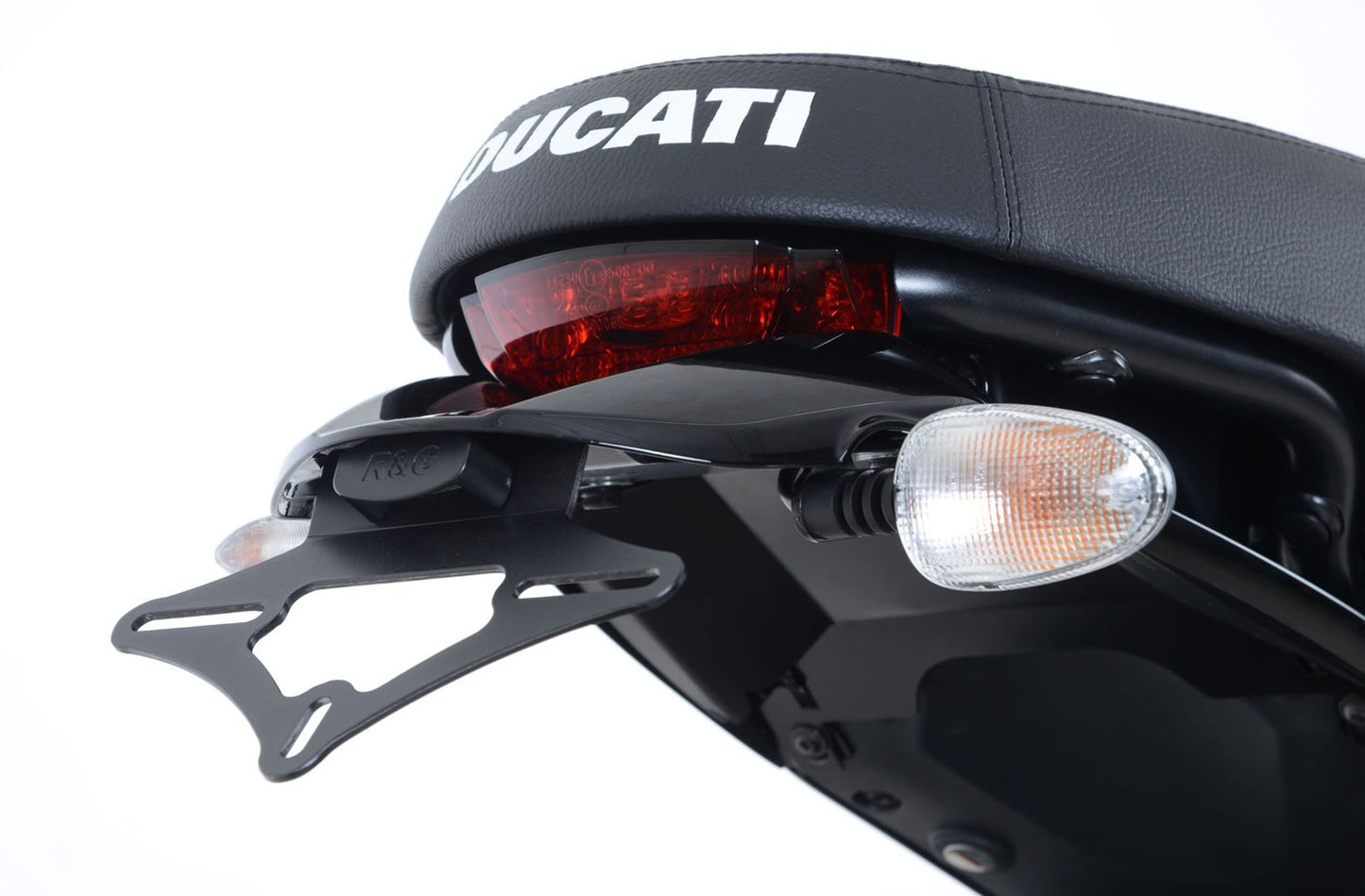 R&G Racing Licence Plate Holder ("for show licence plates only" - max. 130mm height) for Ducati Scrambler (800) '15-'20, Sixty2 '16-'21