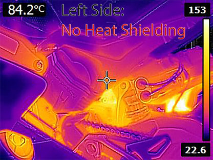 Ducati Spacers Heat Shield Kit for Ducati Panigale V4 and Streetfighter V4 (18-24)