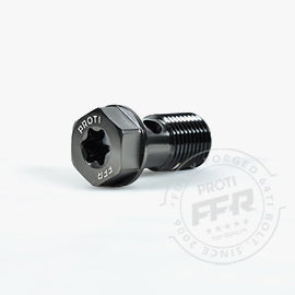 Proti M10 Universal Single Banjo Bolt M10L19-OT02- Dual Drive - 19mm long, 1.0 Pitch