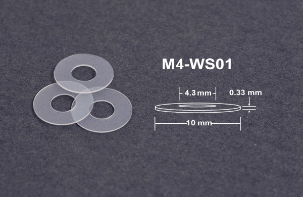 Proti Nylon Washers M4-WS01-10 x 10