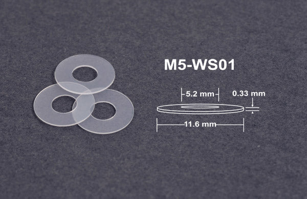Proti Nylon Washers M5-WS01-10 x 10
