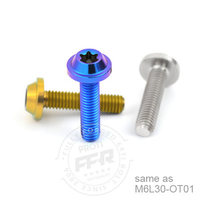 Proti Forged Titanium Left Engine Cover Bolt Kit for the Ducati Panigale V4 / S / Speciale