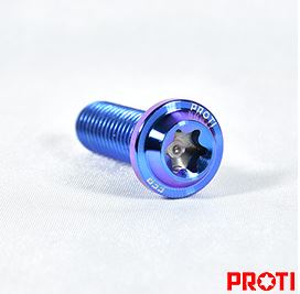 Proti Forged Titanium Front Brake Rotor Bolt Kit for the Indian FTR 1200 / S (2019+)