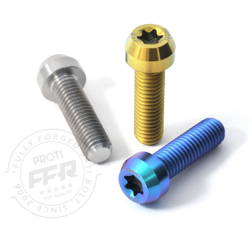 Proti Forged Titanium Exhaust Bolt Kit for the Ducati Panigale V4 / S / Speciale (Kit A)