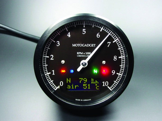 Motogadget ChronoClassic 10K RPM - Dark Edition (MSC)