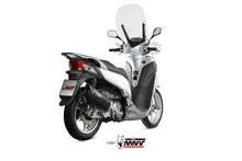 MIVV Slip-on, Mover Black, Standard Exhaust For Honda SH300 2007-2021