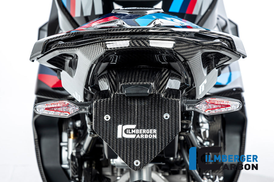 Ilmberger Carbon Number Plate Holder for the BMW S 1000 R '21 / S 1000 RR '19-23 / M 1000 R '23-24 / M 1000 RR '21-24