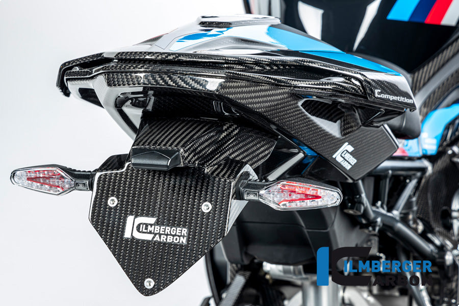 Ilmberger Carbon Number Plate Holder for the BMW S 1000 R '21 / S 1000 RR '19-23 / M 1000 R '23-24 / M 1000 RR '21-24