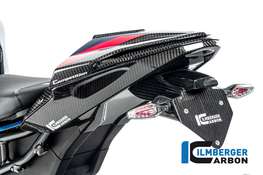 Ilmberger Carbon Number Plate Holder for the BMW S 1000 R '21 / S 1000 RR '19-23 / M 1000 R '23-24 / M 1000 RR '21-24