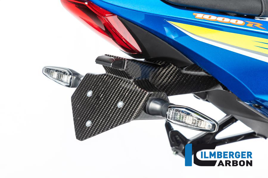 Ilmberger Carbon Number Plate Holder for the Suzuki GSX-R1000 / GSX-R1000R '17