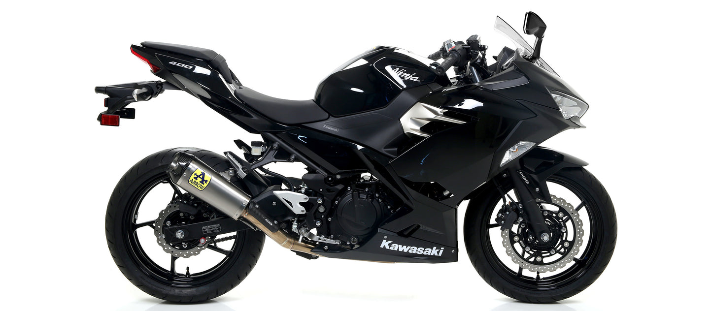 Arrow Exhausts for the Kawasaki Ninja 400 2018/2020