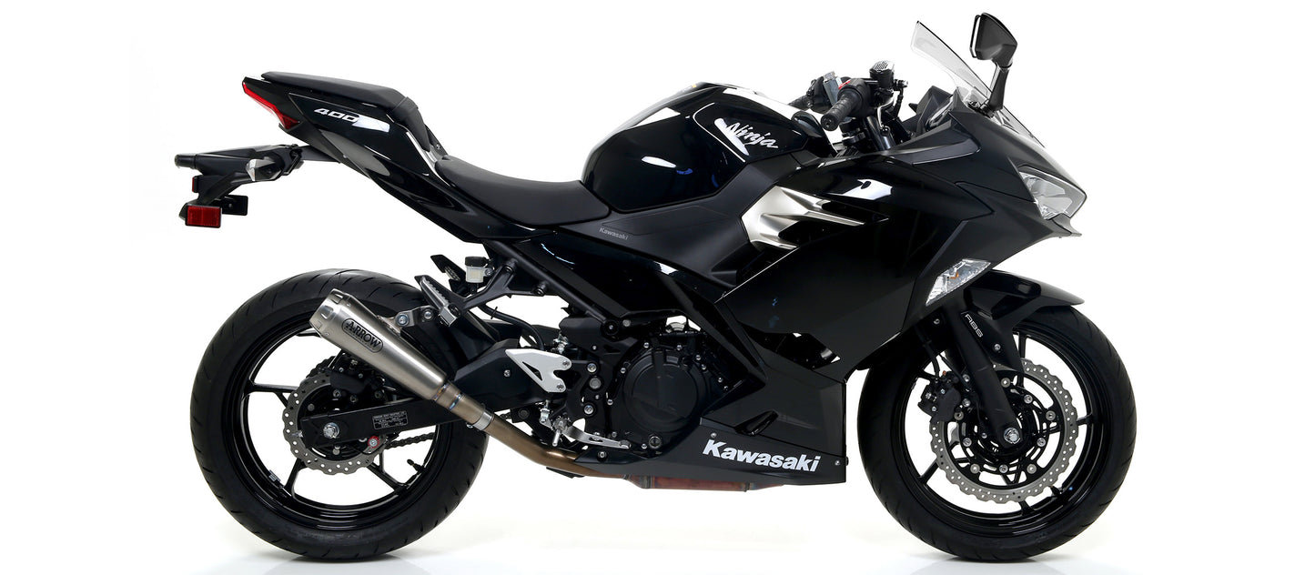 Arrow Exhausts for the Kawasaki Ninja 400 2018/2020