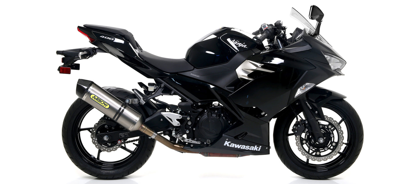 Arrow Exhausts for the Kawasaki Ninja 400 2018/2020
