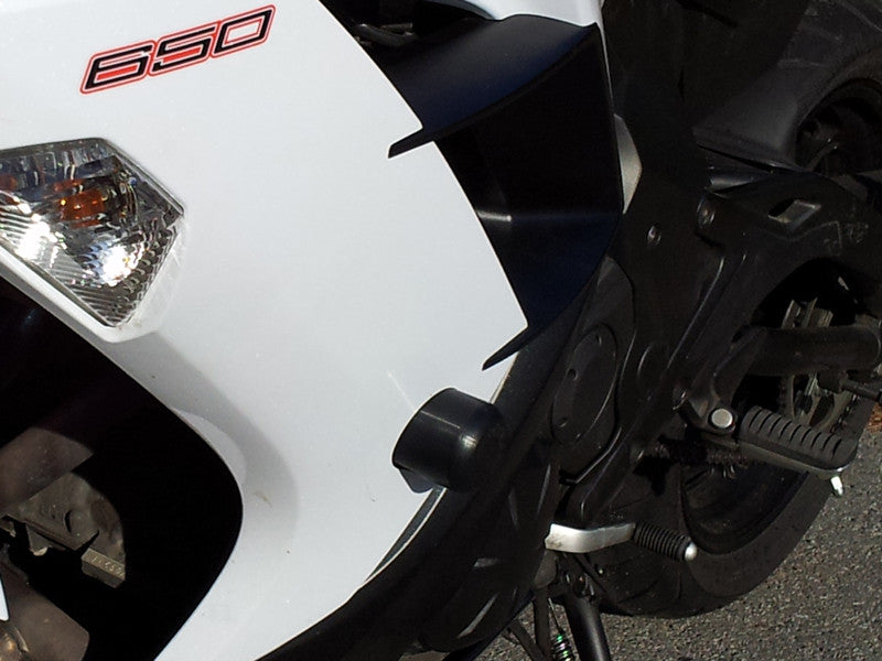 WOODCRAFT Kawasaki Ninja 650 (12-16) Frame Slider Base Kit (pucks sold separately)