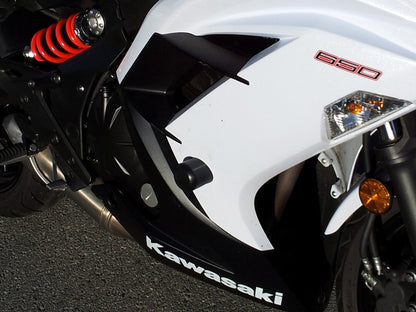 WOODCRAFT Kawasaki Ninja 650 (12-16) Frame Slider Base Kit (pucks sold separately)