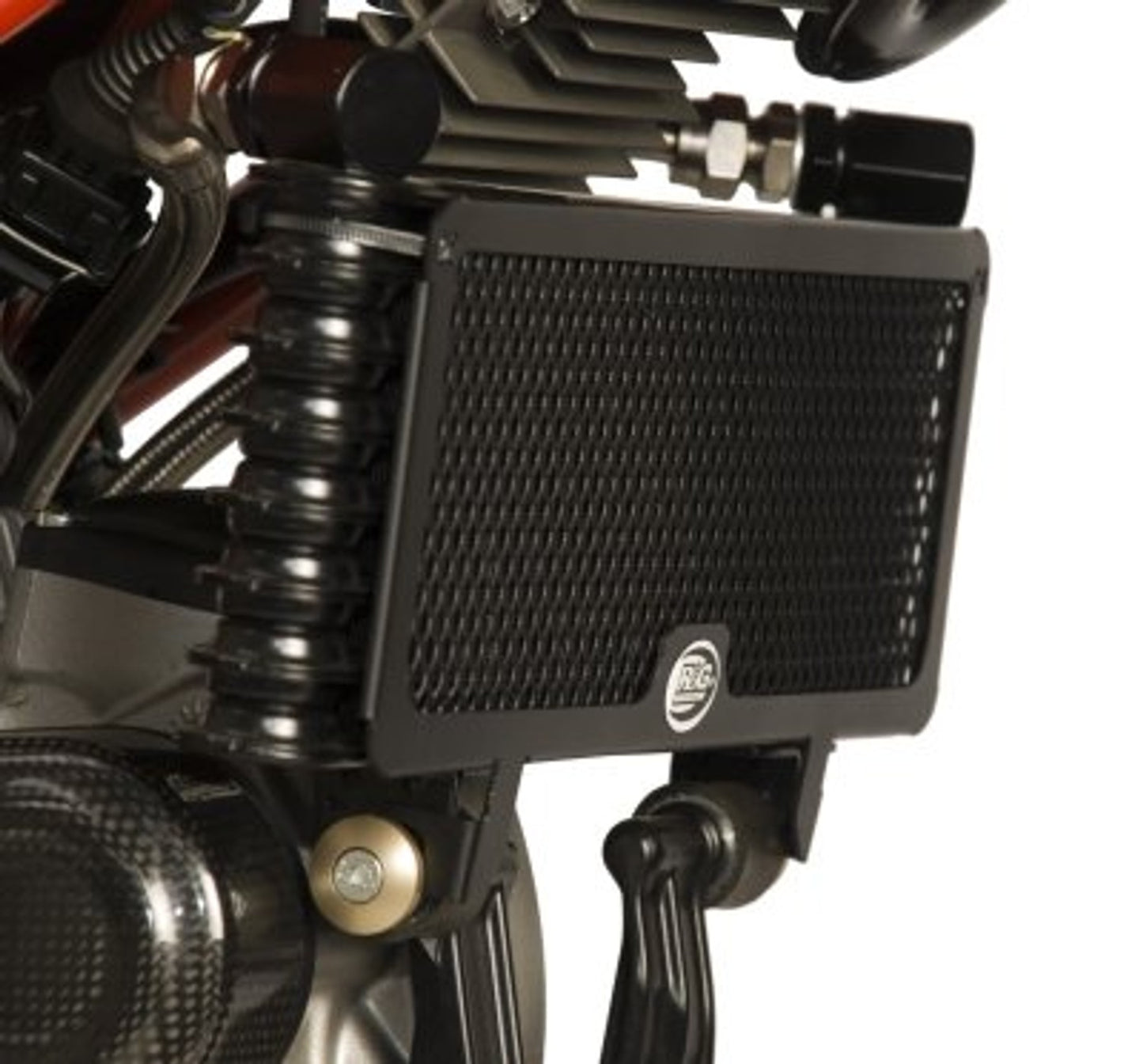 R&G Racing Oil Cooler Guard (not std 1100) for Ducati Hypermotard 1100 Evo / Evo SP '10-'13