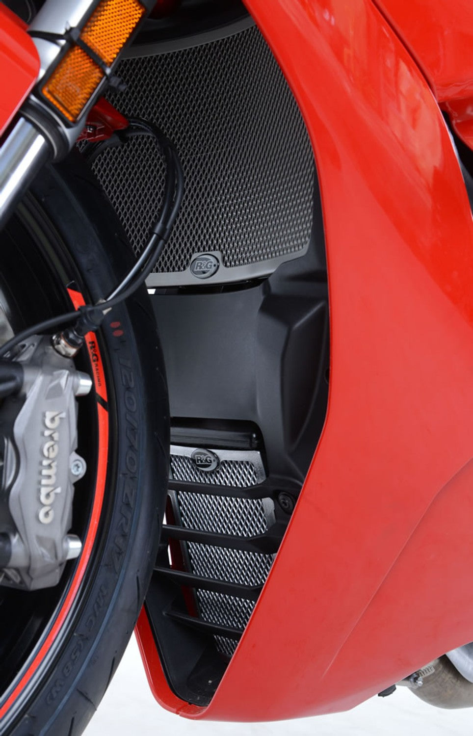 R&G Racing Oil Cooler Guard for Ducati Supersport (S) '17-'20, Supersport 950 (S) '21-'22