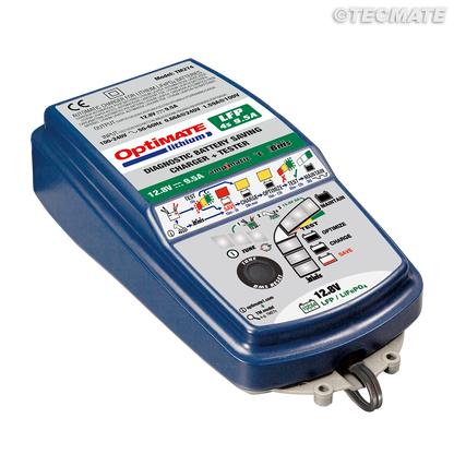 EarthX OptiMate 10 amp Lithium Battery Charger / Maintainer / Power Supply - Model TM-275 with BMS reset