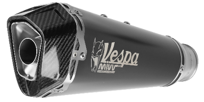 MIVV Full System 1x1, Delta Race Black, Standard Exhaust For Vespa GTS 300 2008-2020