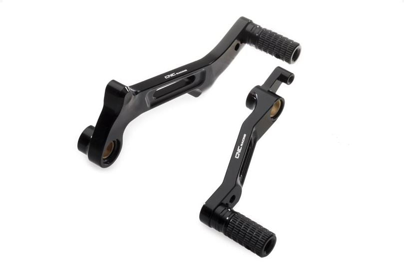CNC Racing 'Easy Foot Lever Kit for 2015+ Multistrada 1200/950 with Solid Toe Pegs