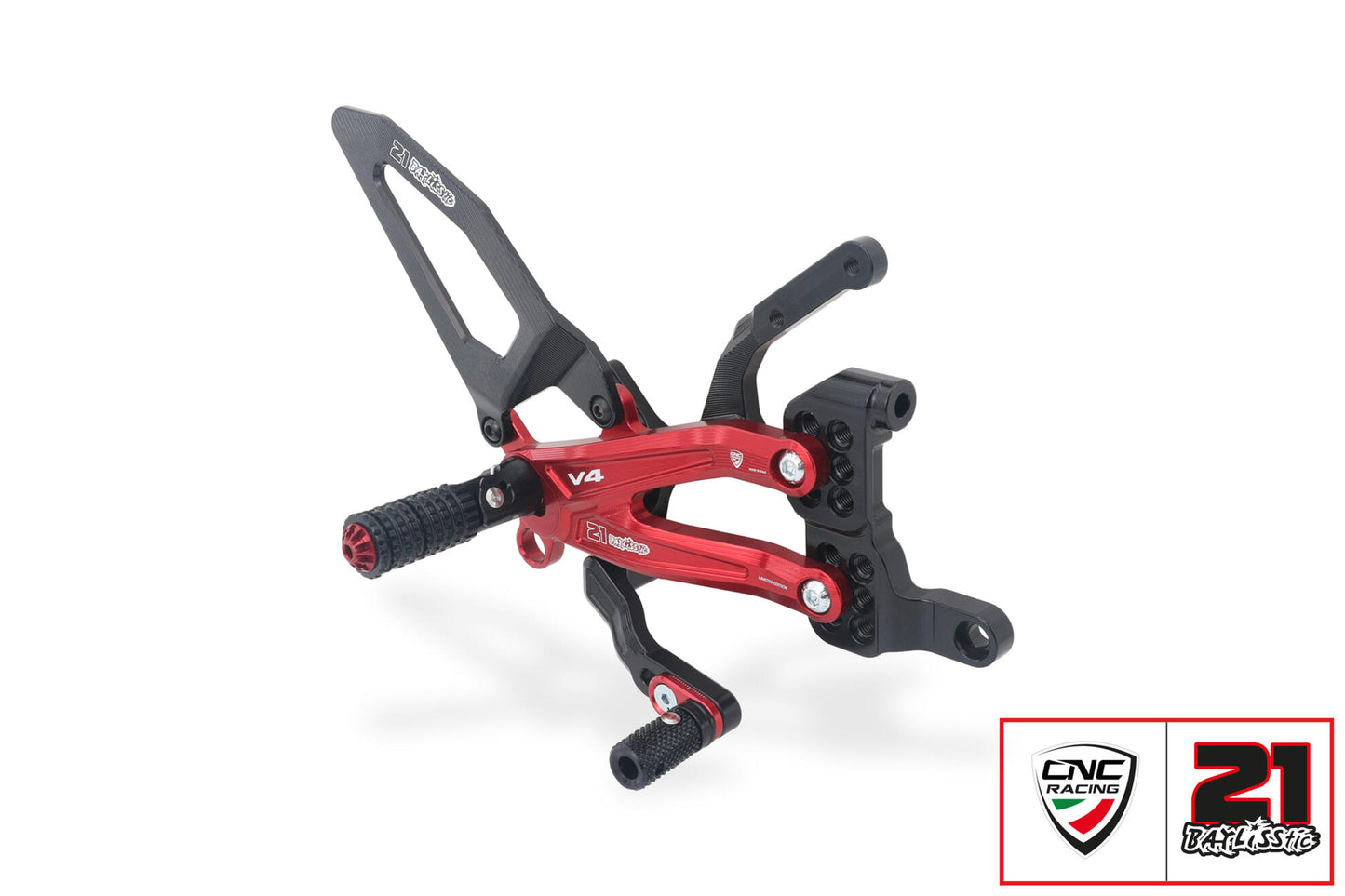 CNC Racing TROY BAYLISS LIMITED EDITION RPS Adjustable Rearset for the Ducati Streetfighter V4 (20-24)