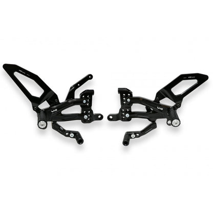 CNC Racing RPS EASY Adjustable Rearset for the Ducati Panigale V4 / S / Speciale / R