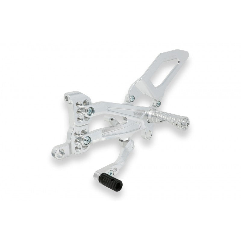 CNC Racing RPS EASY Adjustable Rearset for the Ducati Panigale V4 / S / Speciale / R