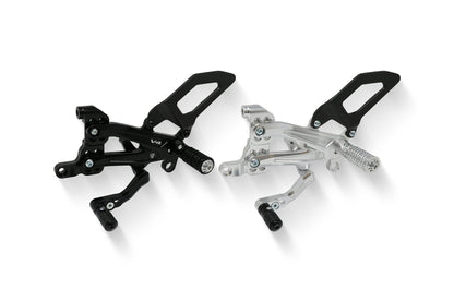 CNC Racing RPS Adjustable Rearset for the Ducati Panigale V4 / S / R - with Carbon Heel guard