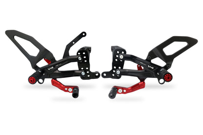CNC Racing RPS Adjustable Rearset for the Ducati Streetfighter V4 (20-24)