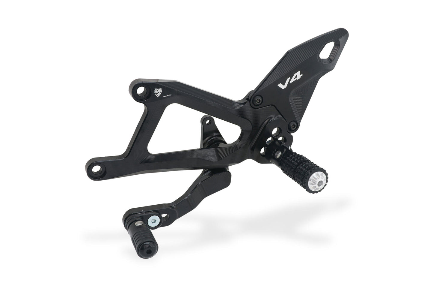 CNC Racing Adjustable Rearset for the Ducati Panigale V4 / S (2025+)