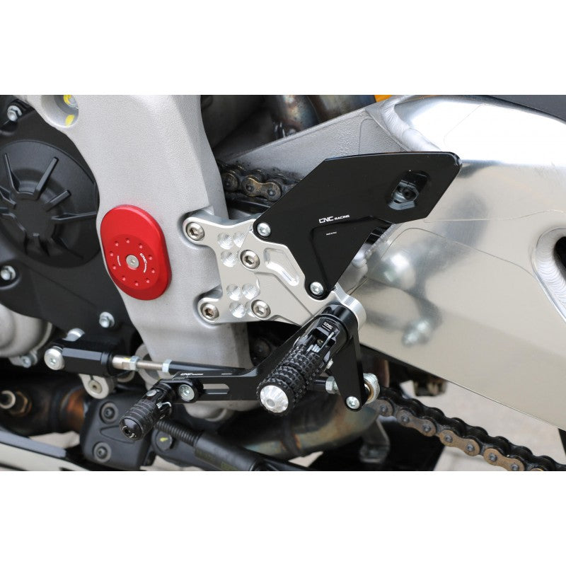 CNC Racing RPS Adjustable Rearsets for 2009-2016 Aprilia RSV4/Tuono V4 models
