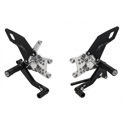CNC Racing RPS EASY Adjustable Rearsets for 2009-2016 Aprilia RSV4/Tuono V4 models