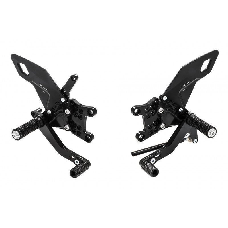 CNC Racing RPS EASY Adjustable Rearsets for 2009-2016 Aprilia RSV4/Tuono V4 models