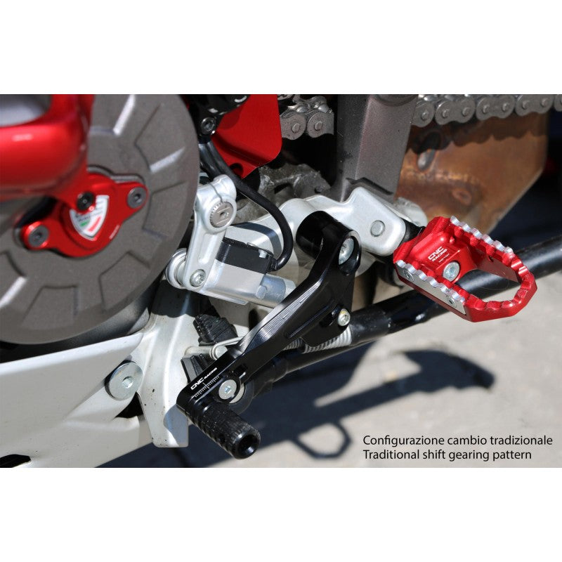 CNC Racing SLIDE Adjustable Foot Lever Kit for Ducati Multistrada 1260 / 950 / V2 /  S / Pikes Peak