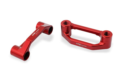 CNC Racing Passenger Rearset / Foot peg Blanking Plate Set / Racing Tie Down Hooks for Aprilia RS 660