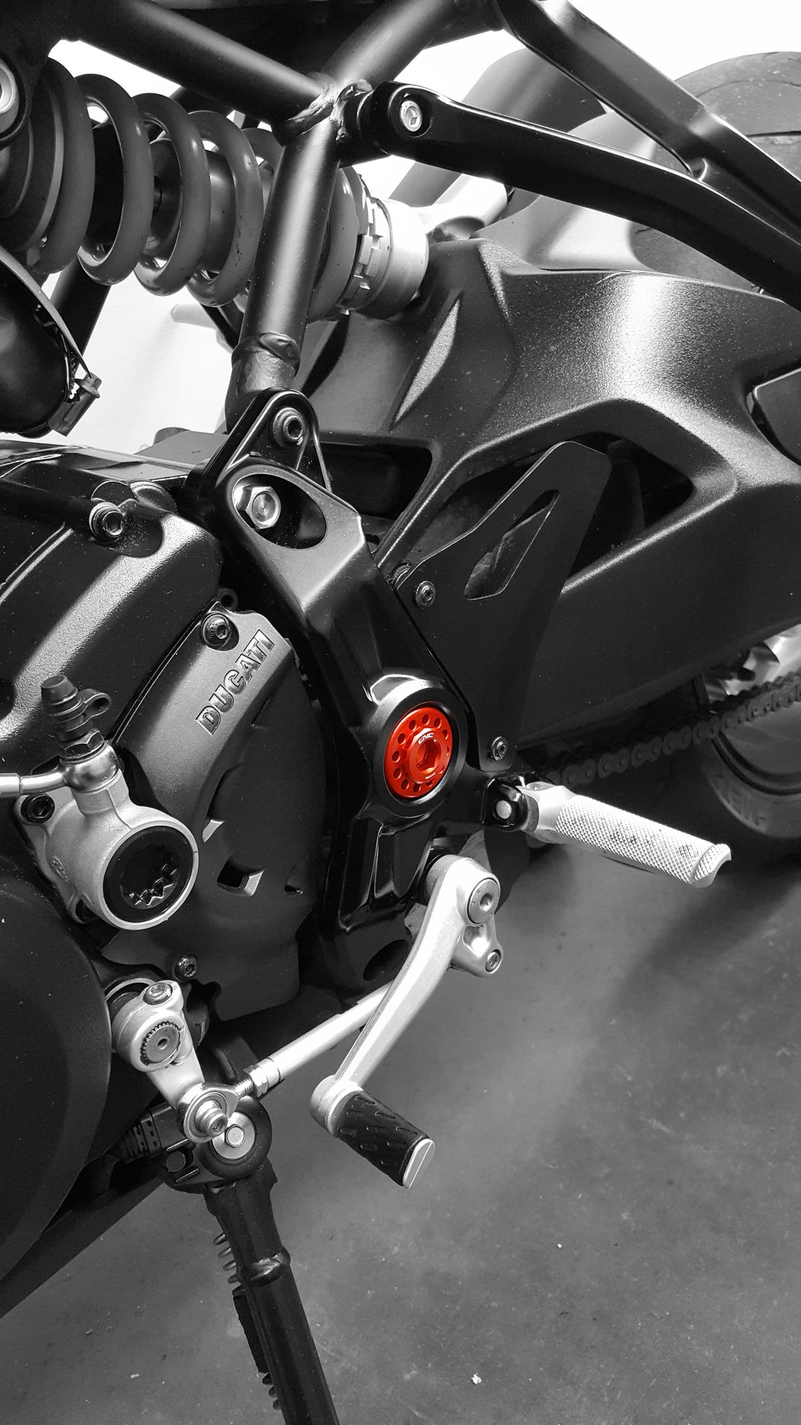 CNC Racing Ergal Main Rearset Bolts For Ducati Monster 937 / plus