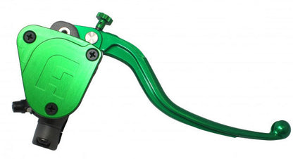Accossato Radial Brake Master cylinder with integrated reservoir and folding lever, Piston 10.5 mm, for Offroad motorcycles, Scooters and Pitbikes