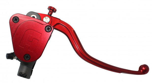 Accossato Radial Brake Master cylinder with integrated reservoir and folding lever, Piston 10.5 mm, for Offroad motorcycles, Scooters and Pitbikes