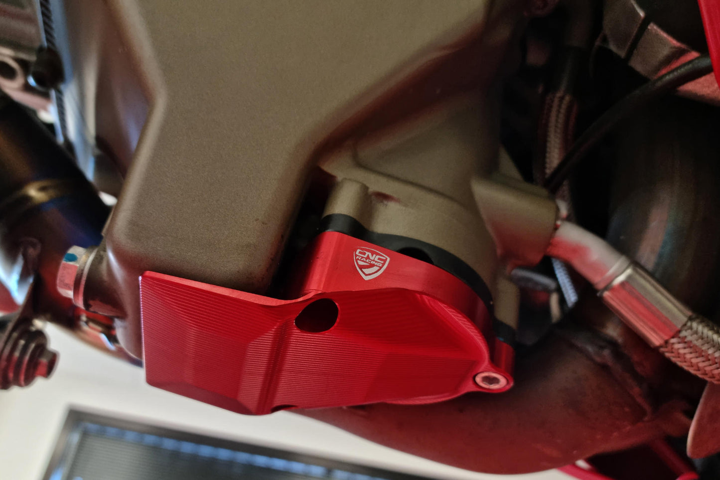 CNC Racing Oil Pan Protector for the Ducati Panigale / Streetfighter V4 (18-24)